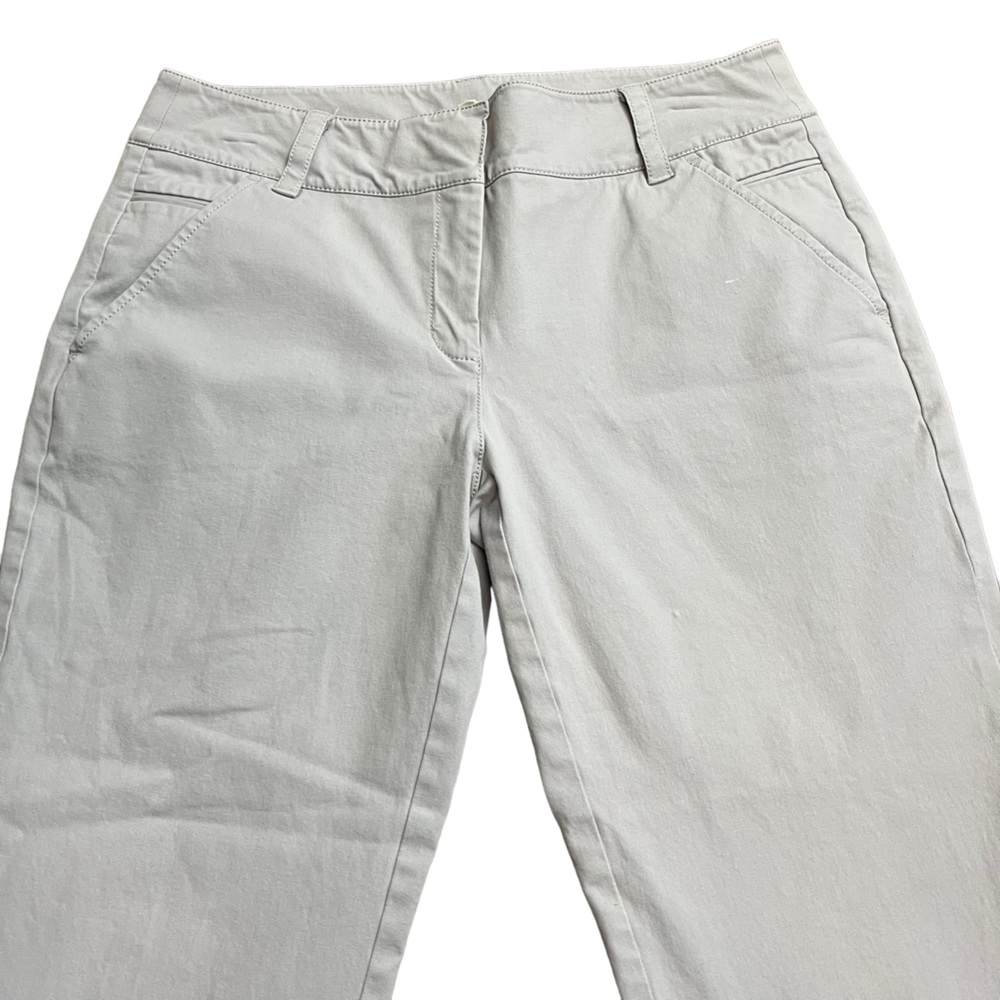 Eileen Fisher Light gray Cropped Casual Pants Size S Women - Picture 5 of 8